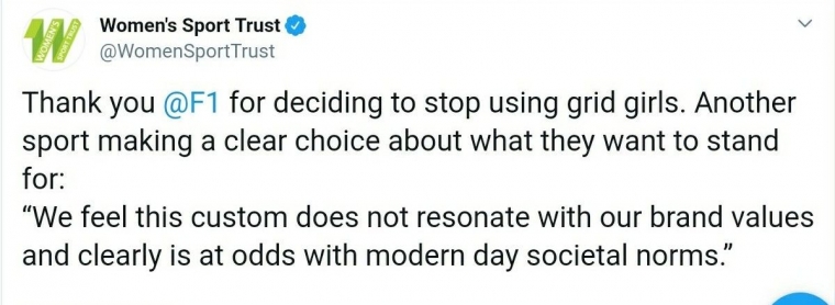 Twitter Woman's Sport Trust