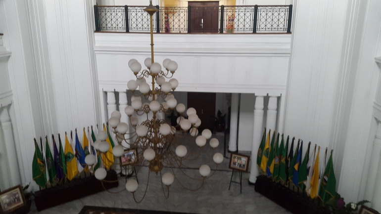 Lampu gantung di atas ballroom (dok pri)