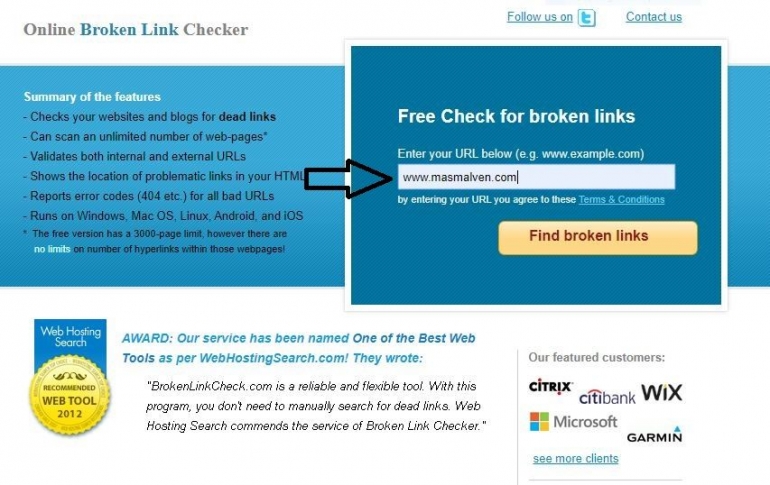 brokenlinkcheck.com/foto: masmalven