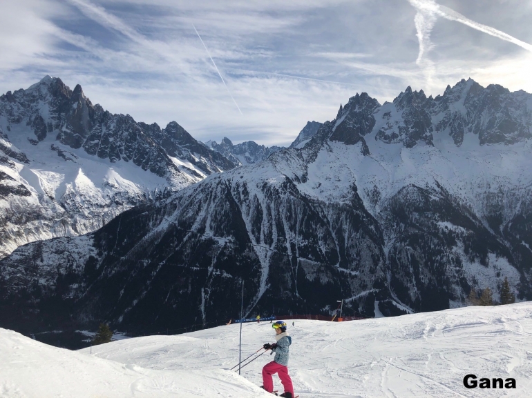 Main Ski Tanpa Batas di Chamonix, Mont Blanc, Perancis (dok.Gana)