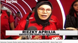 Riezky Aprilia Kader PDIP, Gambar: Tribunnews