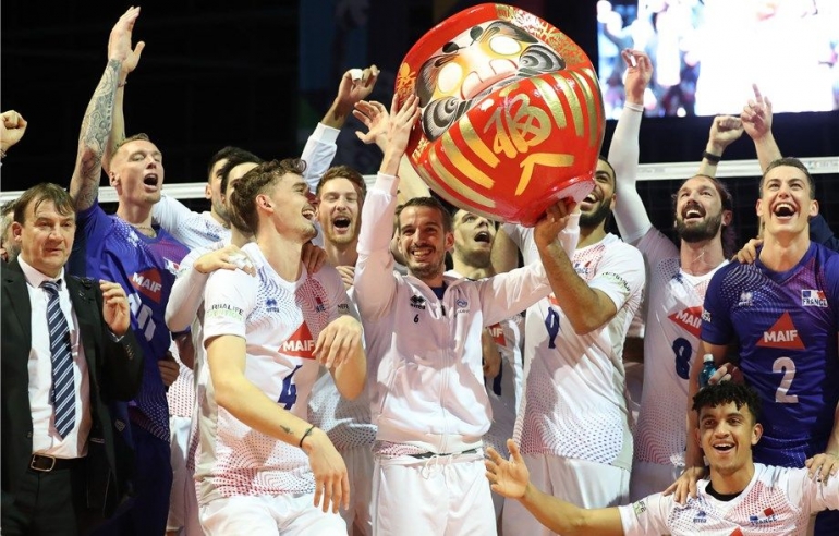 Rajai kualifikasi continental Eropa, Prancis melaju ke Tokyo | Sumber: volleyball.coqt.2020.fivb.com