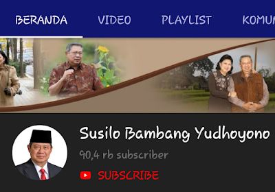 Channel YT Susilo Bambang Yudhoyono