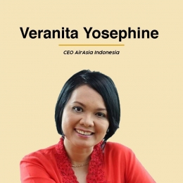 Veranita Yosephine Sinaga, Dirut AirAsia Indonesia. Sumber: twitter.com/itb1920 