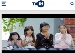 TVRI Klik yang bisa ditonton secara streaming via hape (skrinsut dari apps TVRI Klik)