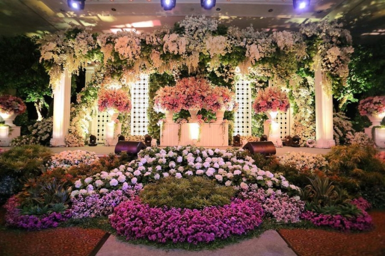 Ilustrasi tempat pernikahan yang mewah. Sumber gambar: Asenwadesign.com