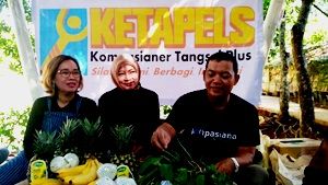 Berbagi pengalaman sehat event Ketapels. Foto Ngesti