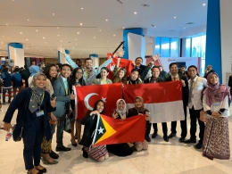 Peserta perwakilan dari Indonesia - Turki - Timor Leste--Photo by Yuli