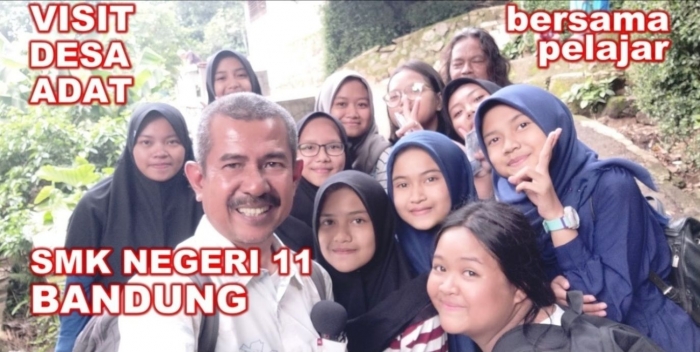 Visit Desa Adat Bareng Murid SMK Negeri 11, Bandung. Dokpri