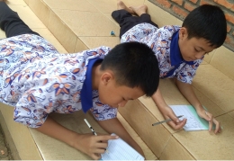 Ikhsan & Abdan; Siswa SMP TIK Mizan Depok. (dokpri)