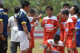 Tim Pelita Jaya di Liga Kompas Gramedia U-14 tahun 2017 (KOMPAS/WAWAN H. PRABOWO)