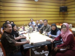 dokumen Roselina .Acara makan bersama di Sari MInang Jakarta