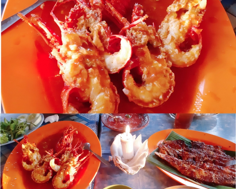 Kuliner Seafood di Pantai Ungapan | Dokpri
