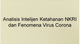Fenomena Virus Corona. Dokumen Pribadi