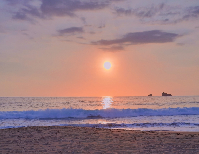 Sunset di Pantai Ungapan |Dokpri