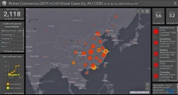 Pemantauan 2019-nCoV JHU CSEE [1] | sumber: gisanddata.maps.arcgis.com