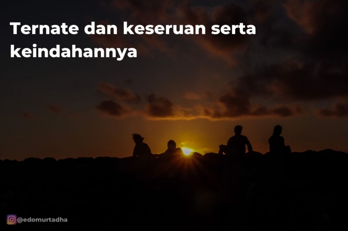 Sunset di Pantai Kastela