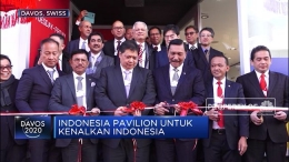 Indonesia promosikan kearifan lokal melalui Indonesia Pavilion di WEF Davos 2020 (dok. CNBC Indonesia)