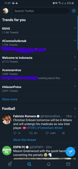 RSHS masuk dalam list trending Indonesia