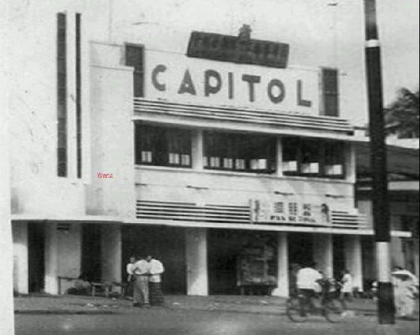 Gambar: Bioskop Capitol (Koleksi: ama/palembangdalamsketsa.blogspot.com)
