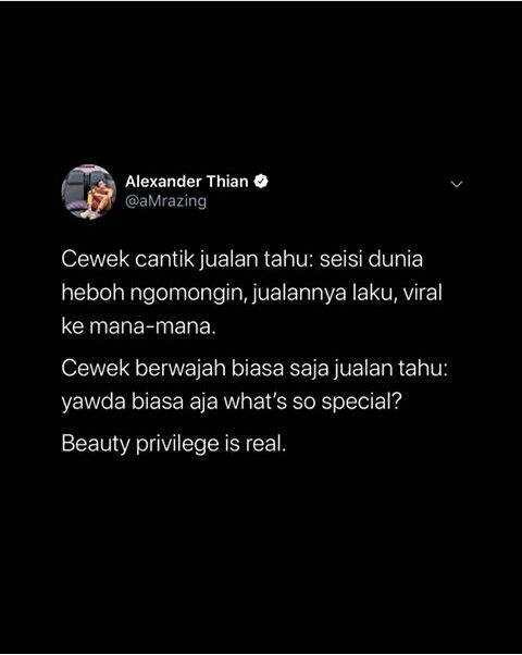 Alexander Thian memberi caption cukup panjang. Begini cuplikan captionnya,