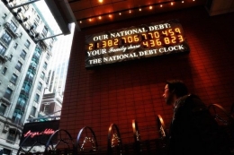 Jam hutang nasional AS berdenyar kian cepat (doc.The Wall Street Journal/ed.Wahyuni)
