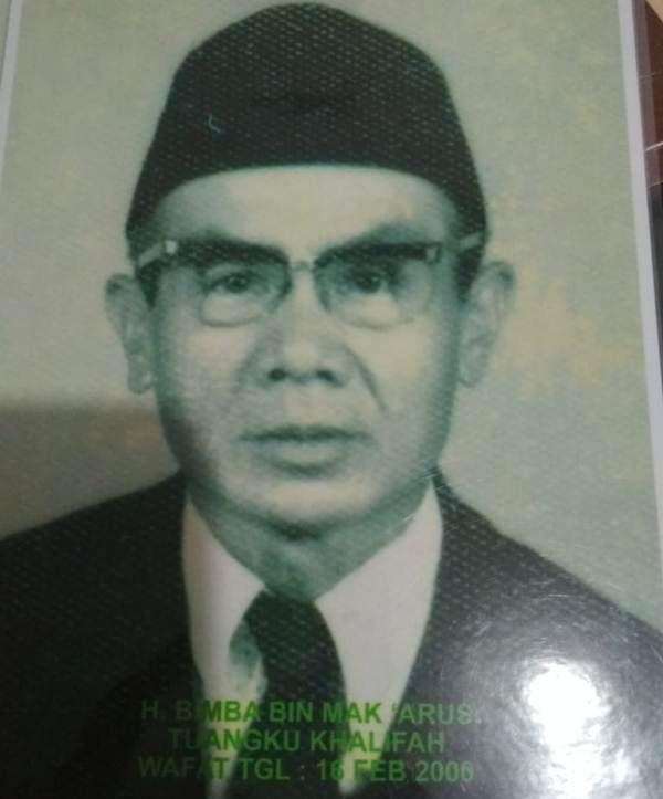 H. Bimba, Khalifah Tuanku Bagindo Pertama. Foto Dokumen Madrasatul 'Ulum.