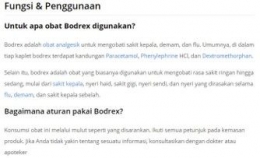 Manfaat Bodrex | hellosehat.com