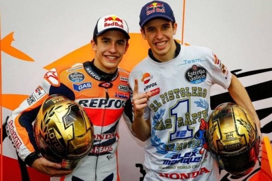 Marc dan Alex Marquez juarai dua kelas berbeda di musim 2019. | Sumber gambar: Akurat.co