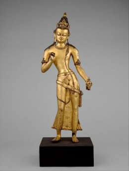 Patung Maitreya (sumber: metmuseum.org)