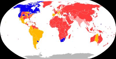 Legality of Cannabis on World Map - reddit.com