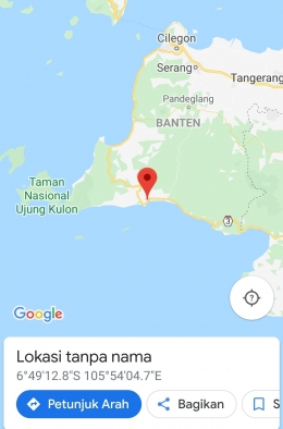 Google Map lokasi teman (Sumber: Adrie Mesapati)