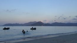 Pemandangan di Pantai Padang Melang di kala Sore (dok.pribadi,2019)