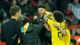 Para pemain Dortmund merayakan gol dari Emre Can. Sumber gambar: Reuters.com