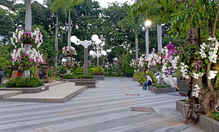 Salah satu sudut taman di Surabaya (Dok: jatimnet.com)