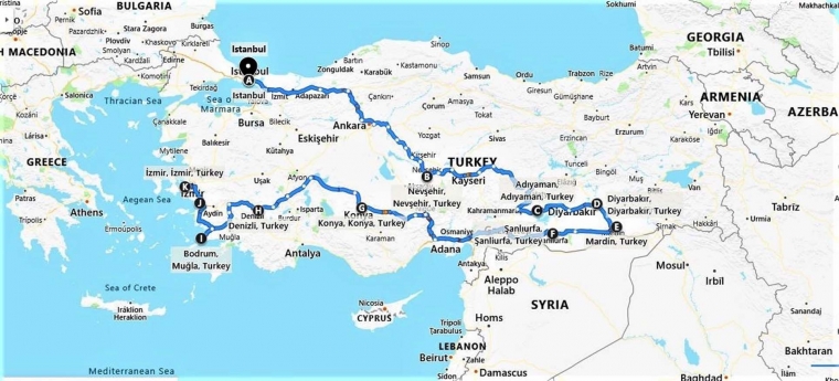 empat minggu penuh kesan di turki