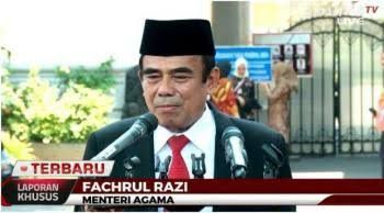 Menteri Agama, Fachrul Razi. Sumber : kompas.com