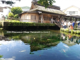 Dokumentasi pribadi | Kolam Waku-Ike, kolam terbesar dengan berbagai ikan-ikan Jepang, dalam air yang sangat jernih