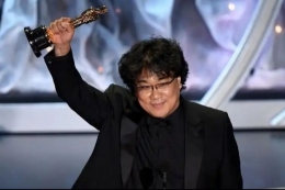 Kemenangan Parasite di ajang Academy Award ke 92, titik balik film berbahasa asing terbaik menaklukan Hollywood (dok:kompas.com)