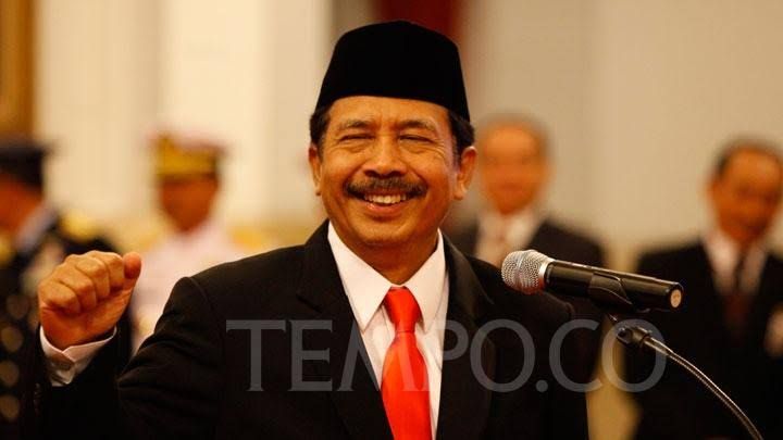 Kepala Badan Pembinaan Ideologi Pancasila (BPIP), Prof. Yudian Wahyudi saat pelantikannya di Istana Negara (05/02/2020) | tempo.co