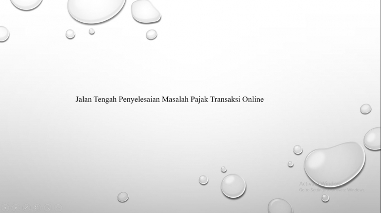 Masalah Pajak Transaksi Online | dokpri