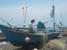 Nelayan Pantai Pamayangsari (dok.pri)