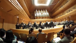 Suasana Konser di Concert Hall Tokyo Opera CIty (dokumentasi pribadi)