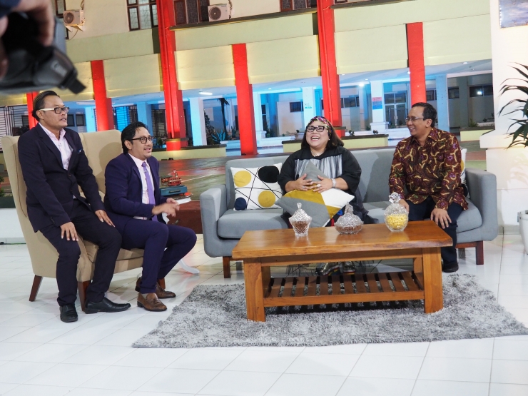 Deskripsi : Ini Talk Show hadir di RSKO Jakarta I Sumber Foto : dokpri