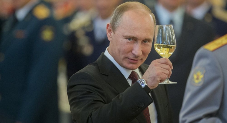 Presiden Russia Putin merayakan ulang tahunnya ke-61 di Bali