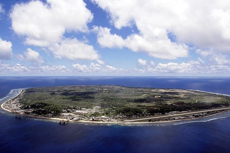 Nauru dari Udara. (AFP/Torsten Blackwood)