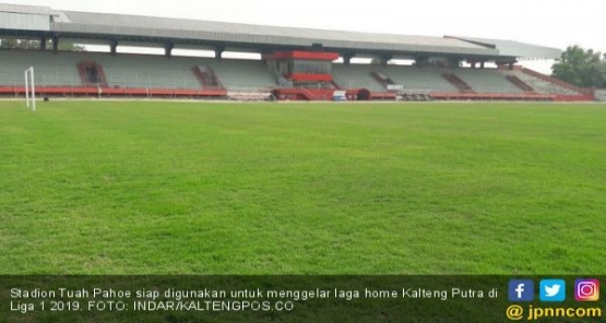 Penampakan di dalam Stadion Tuah Pahoe, Palangkaraya. Sumber gambar: JPNN.com