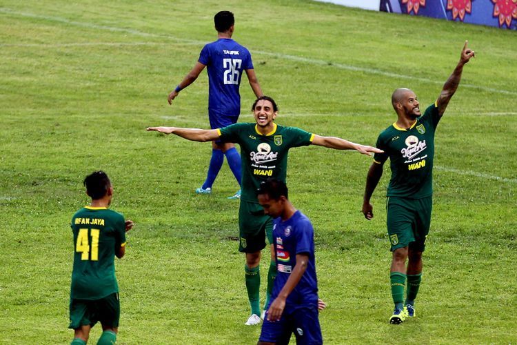 Mahmoud Eid membuat selebrasi | kompas.com
