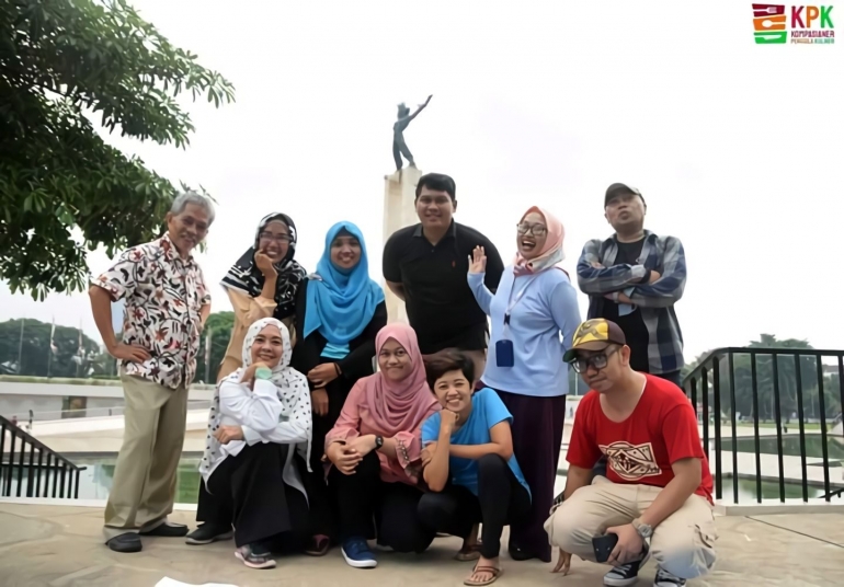 Ngobrol Asik di Lapangan Banteng (dok. KPK Kompasiana)