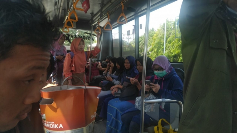 Didalam Bus Trans Jateng (ft. pribadi)